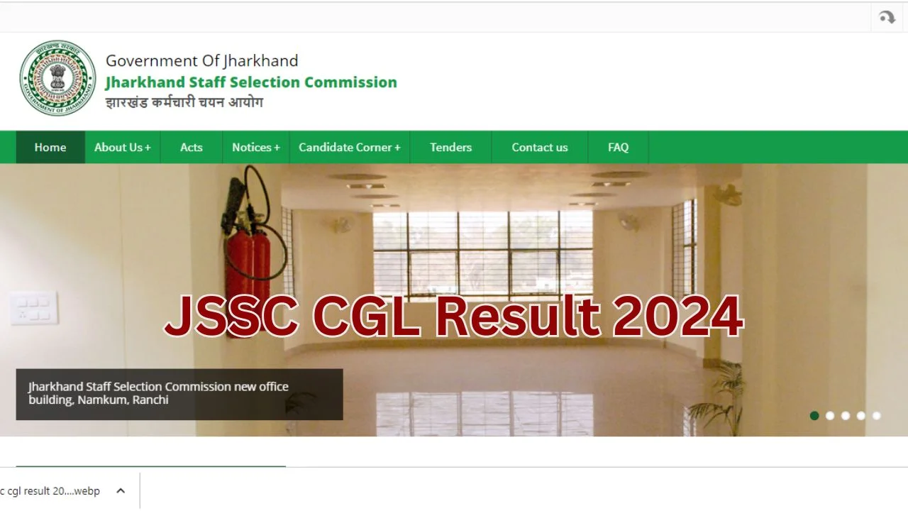 JSSC CGL Result 2024