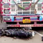 Keredari Two youths died in collision between truck and bike