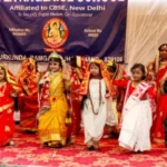 Navratri festival organized with great pomp in A'La Anglise Vidyalaya