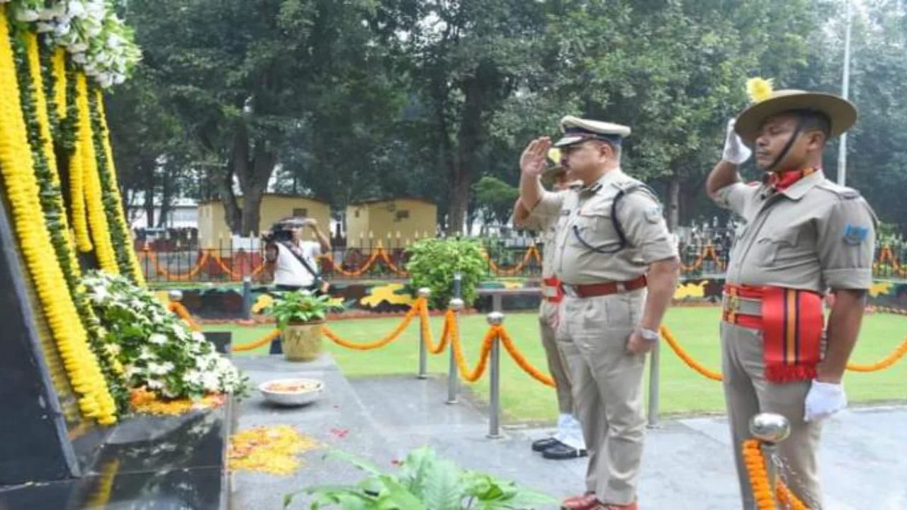 Police Remembrance Day, salute to the martyrs of Jharkhand, DGP honored