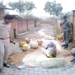 Ramgarh Police's intensive campaign on illegal liquor, 5,530 kg Java Mahua and Mahua liquor seized