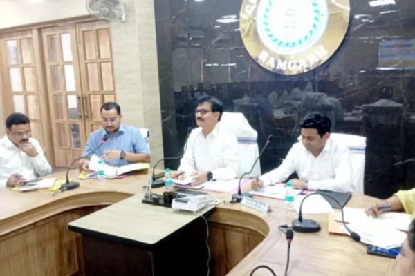 Revenue related review meeting organized in Ramgarh North Chhotanagpur division