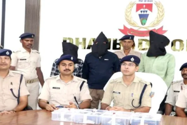 Robbery plan foiled in Dhanbad, three criminals arrested