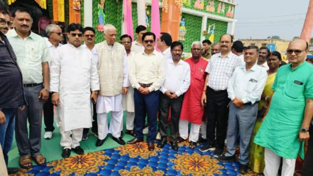 Shardiya Navratri, grand pandal inaugurated on the lines of ISKCON temple 1