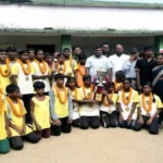 Students of Upgraded Middle School, Siur won the title of Girls Under-17 Kho-Kho competition