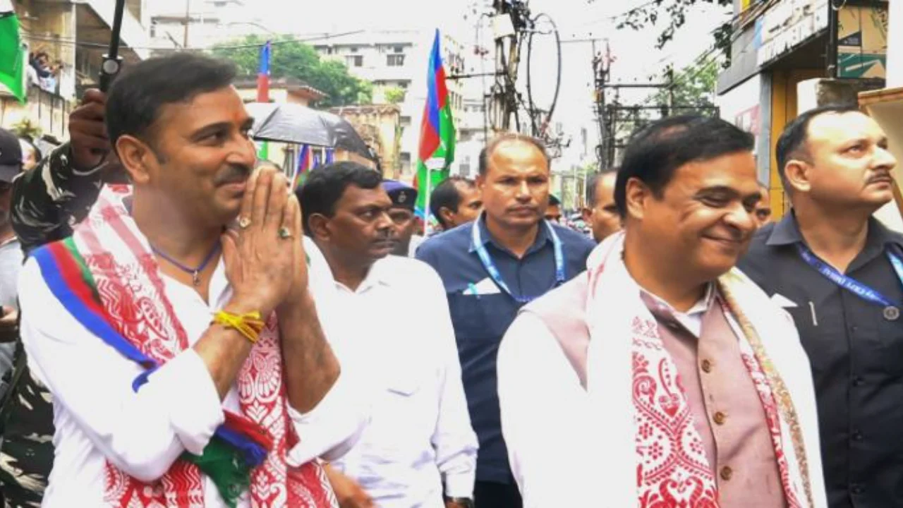 Sudesh Mahato filed nomination in Silli assembly elections