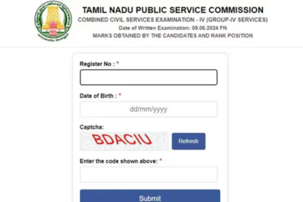 TNPSC Group 4 Result 2024