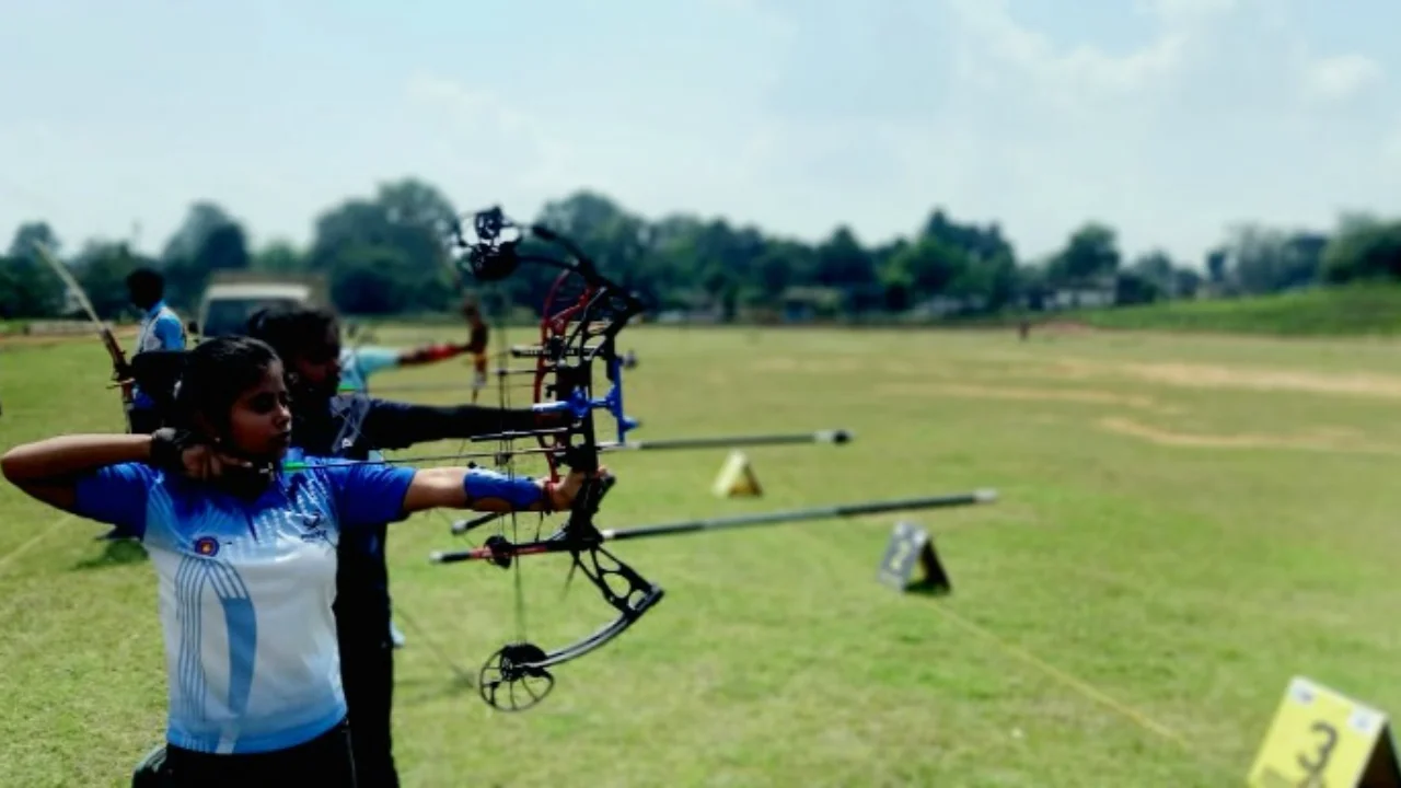 The two-day inter-college archery competition going on at Jubilee College, Bhurkunda concludes