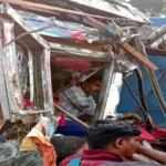 Truck and highway collide on Barkagaon main road, one dead, two injured