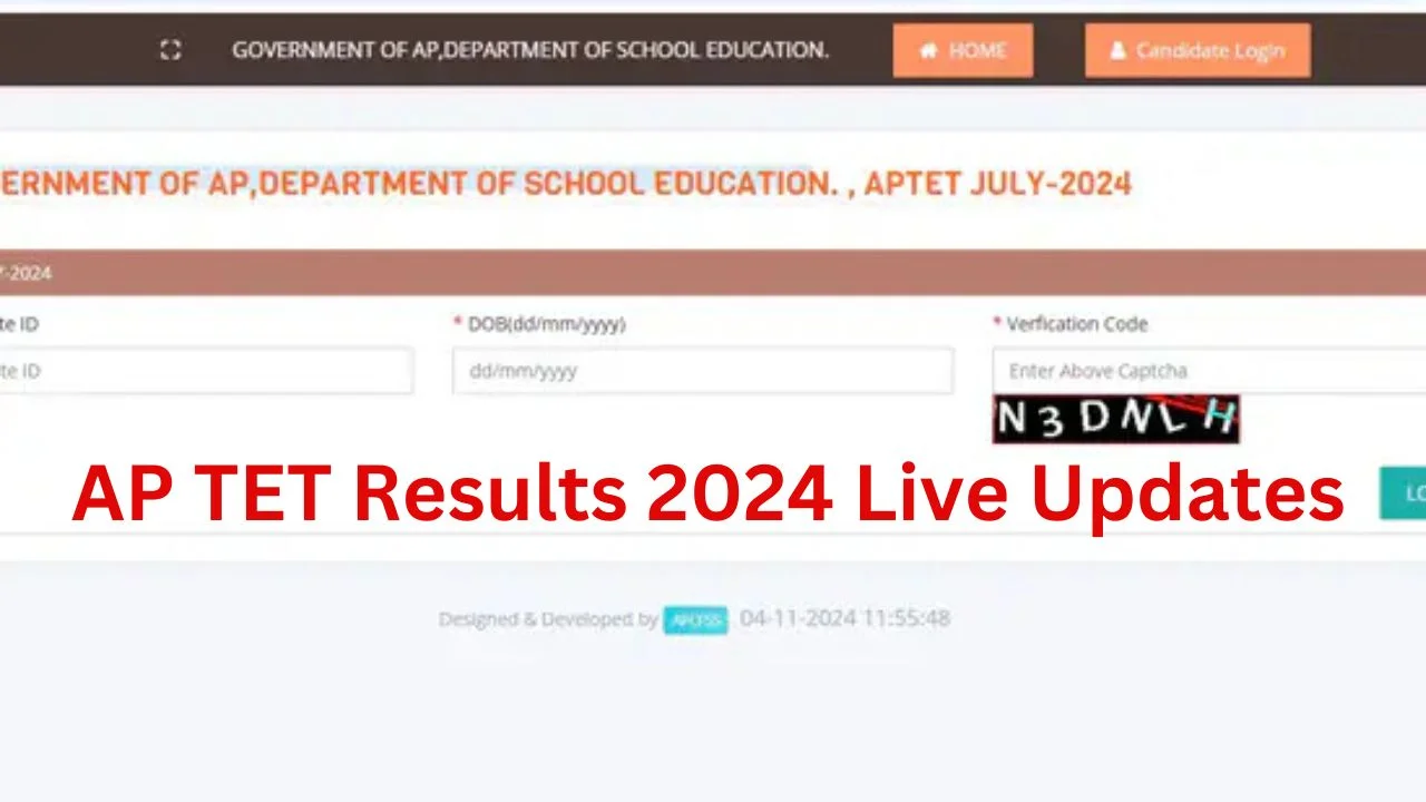 AP TET Results 2024 Live Updates