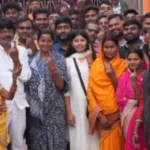 Barkagaon MLA Amba Prasad voted with her family