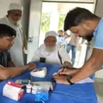 Free medical camp organized by Anjuman Islamia