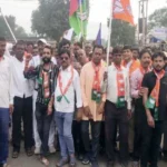 NDA-alliance-conducted-foot-march-in-favor-of-BJP-candidate-Roshanlal-in-Bhurkunda