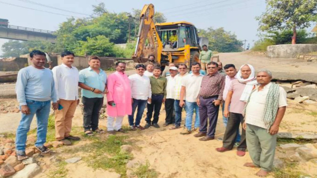 People engaged in cleaning Damodar river ghat for Chhath festival