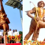 Ramgarh-district-administration-garlanded-the-statue-of-Birsa-Munda