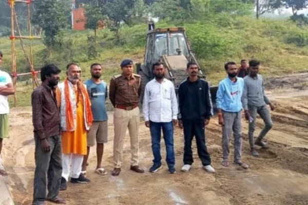 Review of preparations at Nalkari River Chhath Ghat for Bhurkunda Chhath festival