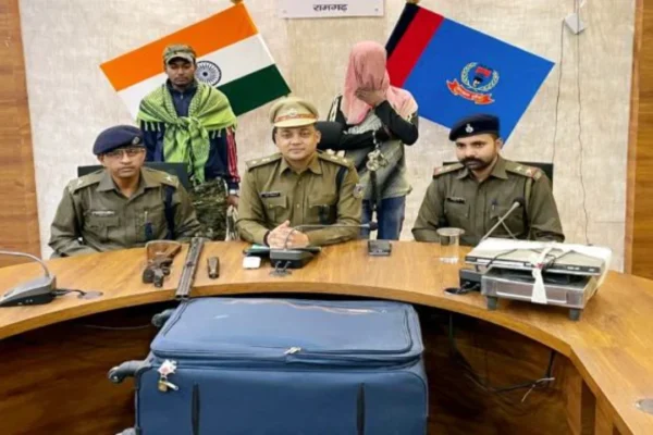 Stolen-rifle-and-other-items-recovered-in-Ramgarh-one-arrested