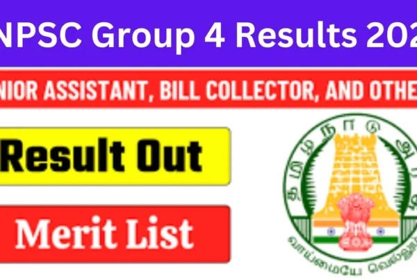 TNPSC Group 4 Results 2024