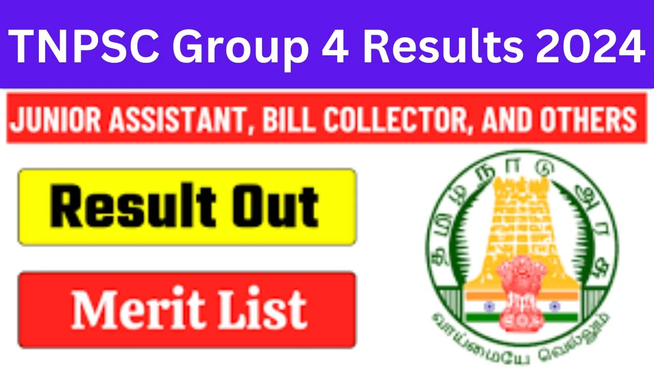 TNPSC Group 4 Results 2024